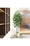180cm Ficus Artificial Tree – Natural Trunk & Lifelike Leaves. Chic Ramadan home/office decor. - 2