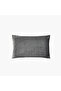 طقم سرير مخملي مطرز باللون الرمادي - 7