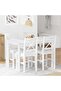 5 Piece Dining Set White