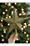 Christmas Tree Top Star Gold Glitter Luxury Large Size 25 cm New Year Tree Star Hpy26024 - 5