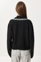 Lace Detailed Buttoned Knitwear Cardigan Lki̇0050 Black - 5