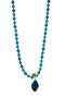 Turqua Havlit and Turquoise Agate Ended Necklace - 3
