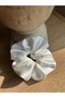 White Satin Elastic Buckle - 2