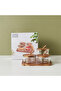 Round 4-Piece Glass Jar Set with Wooden Tray - 5