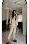 Linen Carrot Pants Shirt Two-Piece Set - 3