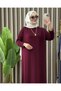 Wide Cut Dove Hijab Dress - 2