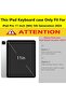 Slim Candy Colors Keyboard Case for iPad Pro 11in (M4) 5th Gen 2024 - Black - 2