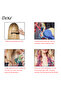 Orange Hair Chalk Application Apparatus 4 cm – Holder with Clip for Practical and Clean Use - 8
