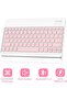iPad Air 13" / iPad Pro 12.9" Keyboard Case with Detachable Keyboard & Pencil Holder - Pink - 5