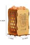 Himalayan Salt Lamp With Wooden Basket - Sheikh Khalifa Bin Zaid Photo Gh-Csl-064 - 4