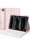 iPad Pro 11" Case with Keyboard (M4) 2024 - Pink