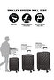 Medium 24-Inch ABS Lightweight Hardshell Luggage Trolley | carrying 3kg 4-Wheel Spinner Suitcase - 4