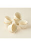 Hiba Textured 6-Piece New Bone China Kahwa Cup Set - 70 ml - 4