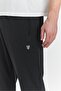 Men's Cotton Pique Zippered Pocket Sweatpants Black 5478-S - 7