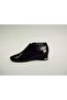 Women's Genuine Leather Sole Accessory Detailed Black Patent Leather Boots - 2