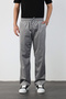 Thin F Corded Fabric Velvet Baggy Pants