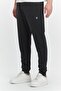 Men's Cotton Pique Zippered Pocket Sweatpants Black 5478-S