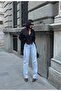 Women's Side Tie Detail Crop Shirt - 5