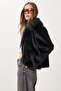 Short Faux Fur Coat Lxa0002 Black