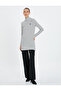 Black Striped Women's T-Shirt 4Wpk10007Uk