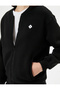 Bomber Jacket with Zipper and Logo Pocket Detail - 5
