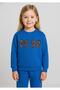 Tracksuit Set Brown with Beneded Ribbon Pattern for Ages 3-4-5-6-7-8-9-10-11-12