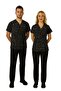 Unisex Formula Patterned Stretch Fabric Doctor Nurse Teacher Surgical Scrubs Uniform Set