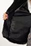 Short Faux Fur Coat Lxa0002 Black - 6