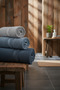 4-Piece Towel Set Hand - Face Towel 70X140 cm |   Bath Towel |   Cotton - 2