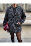 Women's leopard print lined coat