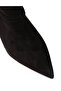 Women's Heeled Boots with Side Buckle Detail Black - 5