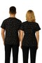 Unisex Formula Patterned Stretch Fabric Doctor Nurse Teacher Surgical Scrubs Uniform Set - 6