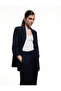 Buttoned Viscose Blend Pocket Detailed Sports Blazer Jacket