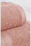 2 Piece Oversized Luxury Premium Bathroom Spa Towel Set 90X170 cm Salmon - 2