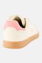 Women Brand Logo Lace Up Casual Shoes, Beige - 2