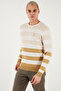 U.S. Polo Cotton Regular Fit Striped Crew Neck Sweater Men's Sweater G081Gl0Tk2227832 - 3