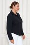 Women's Classic Secret Placket Slim Fit Pen Shirt - All Size Options - 2