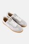 Men Brand Logo Lace Up Shoes, Grey - 2