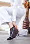 أحذية نسائية ذات كعب رفيع ومقدمة مدببة - 4