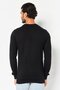 Men Slim Fit Long Sleeve Outdoor Sweatshirts, Black - 3