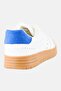 Men Brand Logo Lace Up Casual Shoes, White - 3