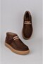 Select 263270 Genuine Leather Casual Men's Boots Brown Suede - 8
