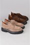 Seç 54083 genuine leather casual men's shoe mink suede - 7