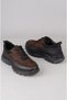 3256-25283 Genuine Nubuck Leather Casual Men's Shoes Black-Brown - 7