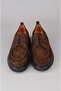 Select 54083 Genuine Leather Casual Men's Shoes Brown Suede - 2