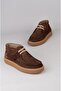 Select 263270 Genuine Leather Casual Men's Boots Brown Suede - 6