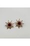 Sun Earrings Elegant Design with Two Colors