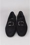 Select 14000 Genuine Leather Buckle Special Edition Men's Shoes Black Suede - 2