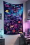 Vertical Gamer Wall Covering – Gaming Themed, High-Quality Fabric, Tapestry Wall Carpet