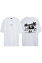 Loyalty Design Printed White Oversized T-Shirt